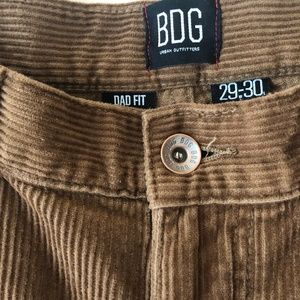 BDG Dad Fit Corduroy Pants W29 L30